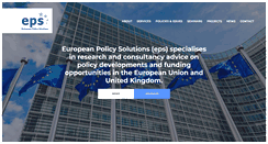 Desktop Screenshot of europeanpolicysolutions.com