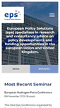 Mobile Screenshot of europeanpolicysolutions.com